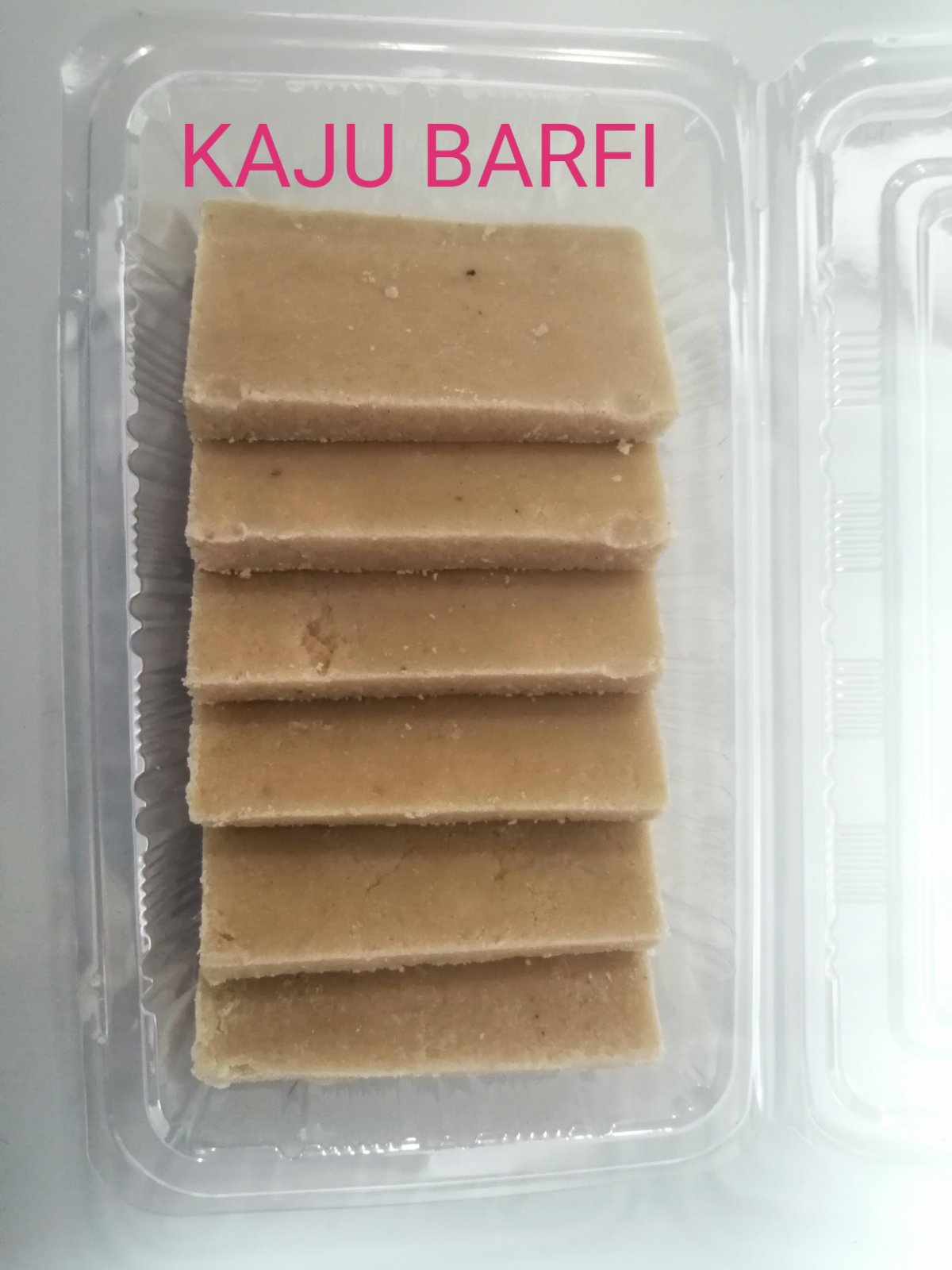 KAJU BARFI (fresh sweet)
