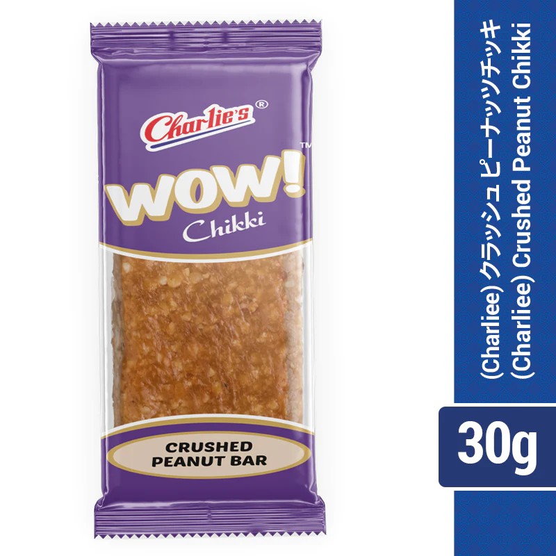 CRUSHED PEANUT CHIKKI 30g[CHARLIEE]