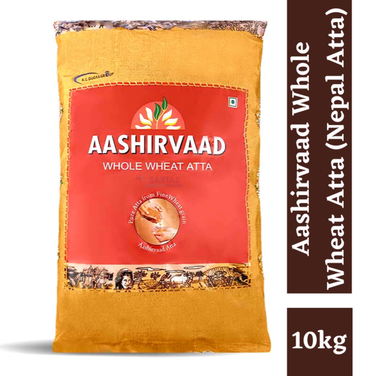 Aashirvaad whole Wheat Atta 10 kg