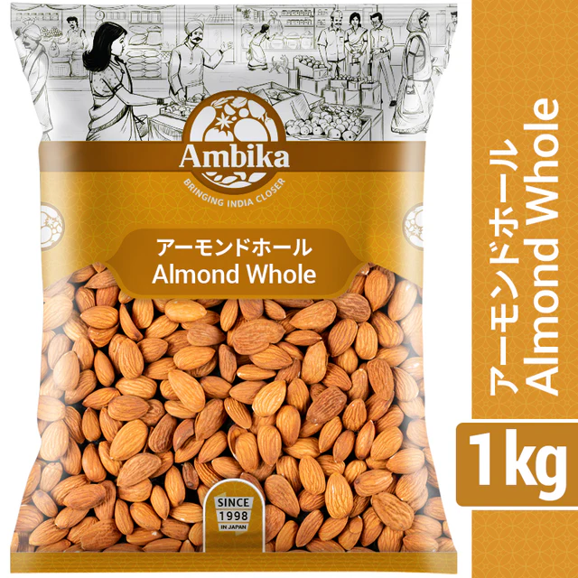 ALMOND  WHOLE 1 KG